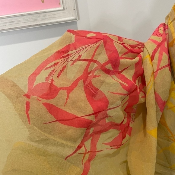 Satya Paul Multi Color Sheer Scarf - Picture 3 of 6